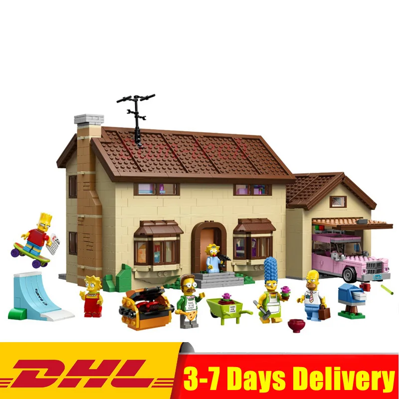 

IN Stock 2575Pcs Simpson's family Kwik-E-Mart Set Building Blocks Bricks Toys Compatible Legoinglys 16005 71006 Children Gift