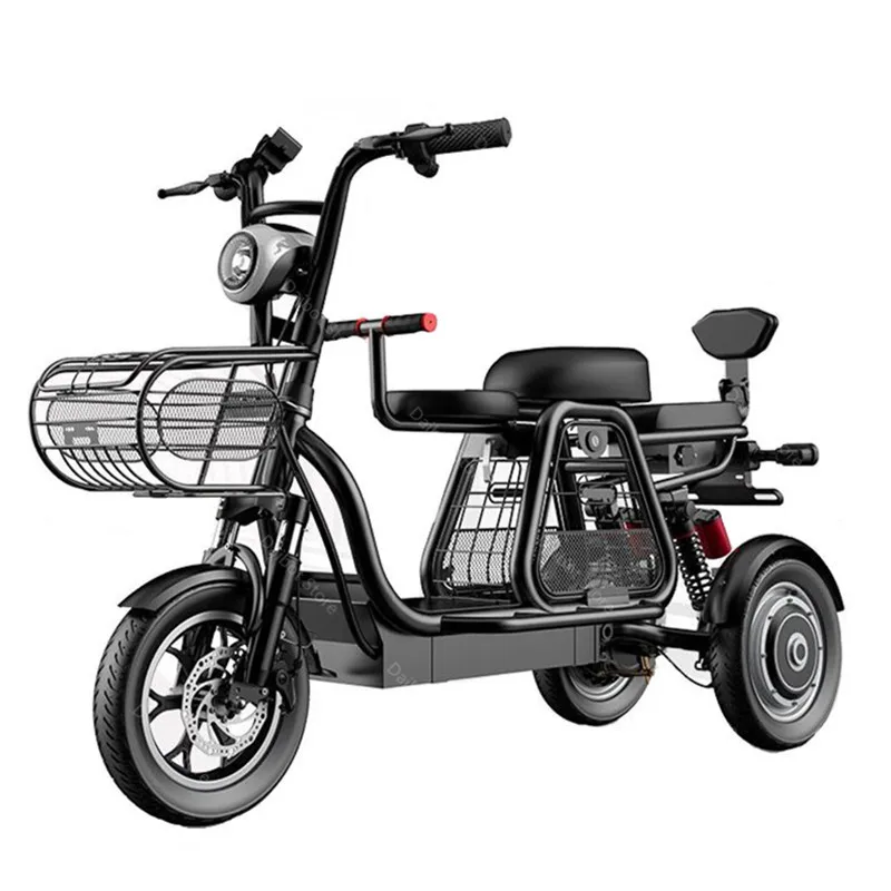 DB Off Road Electric Scooters Adults 3 Wheels Electric Bicycles 48V 120KM Parent-child WhiteBlackBlueRed Smart Electric Bike (2)
