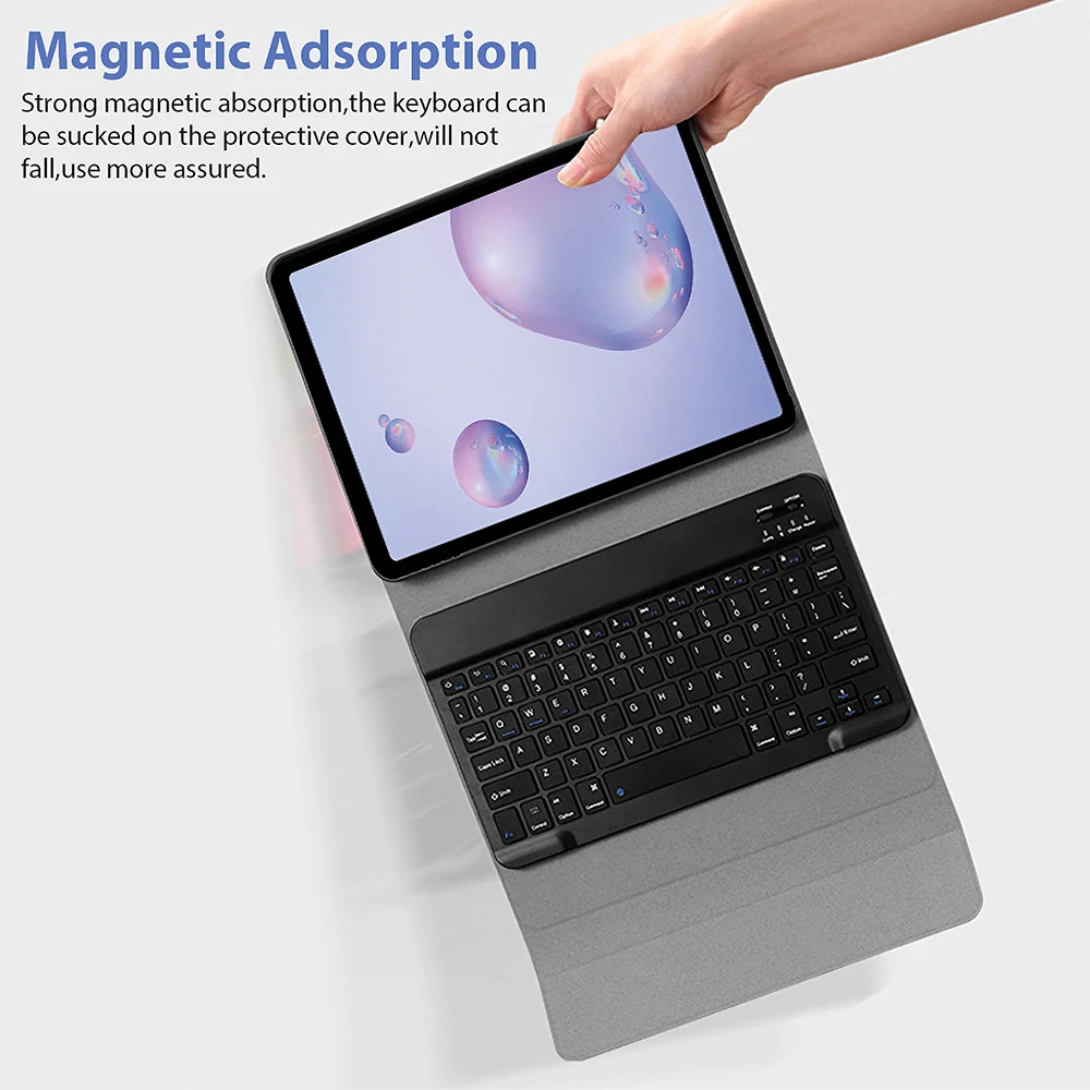 Для Samsung Galaxy Tab A 8 4 дюймов 2020 планшет клавиатура чехол 7 видов цветов с подсветкой