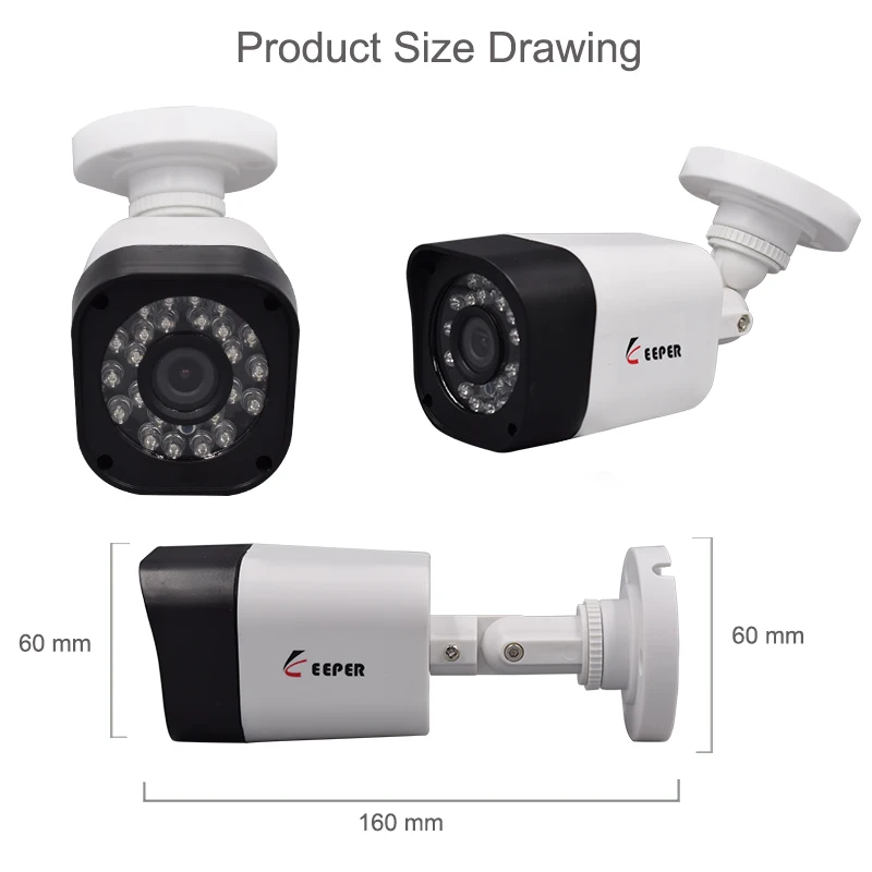 Хранитель 1.0MP 720P наружная CCTV AHD камера HD камера безопасности с IR-CUT 36 ИК светодиодов ночного видения аналоговая камера для домашнего использования
