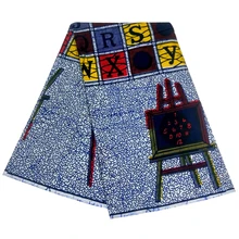 Новая африканская ткань хлопок Анкара ткань оптом африканская ткань с принтом для свадебного платья африканская восковая ткань