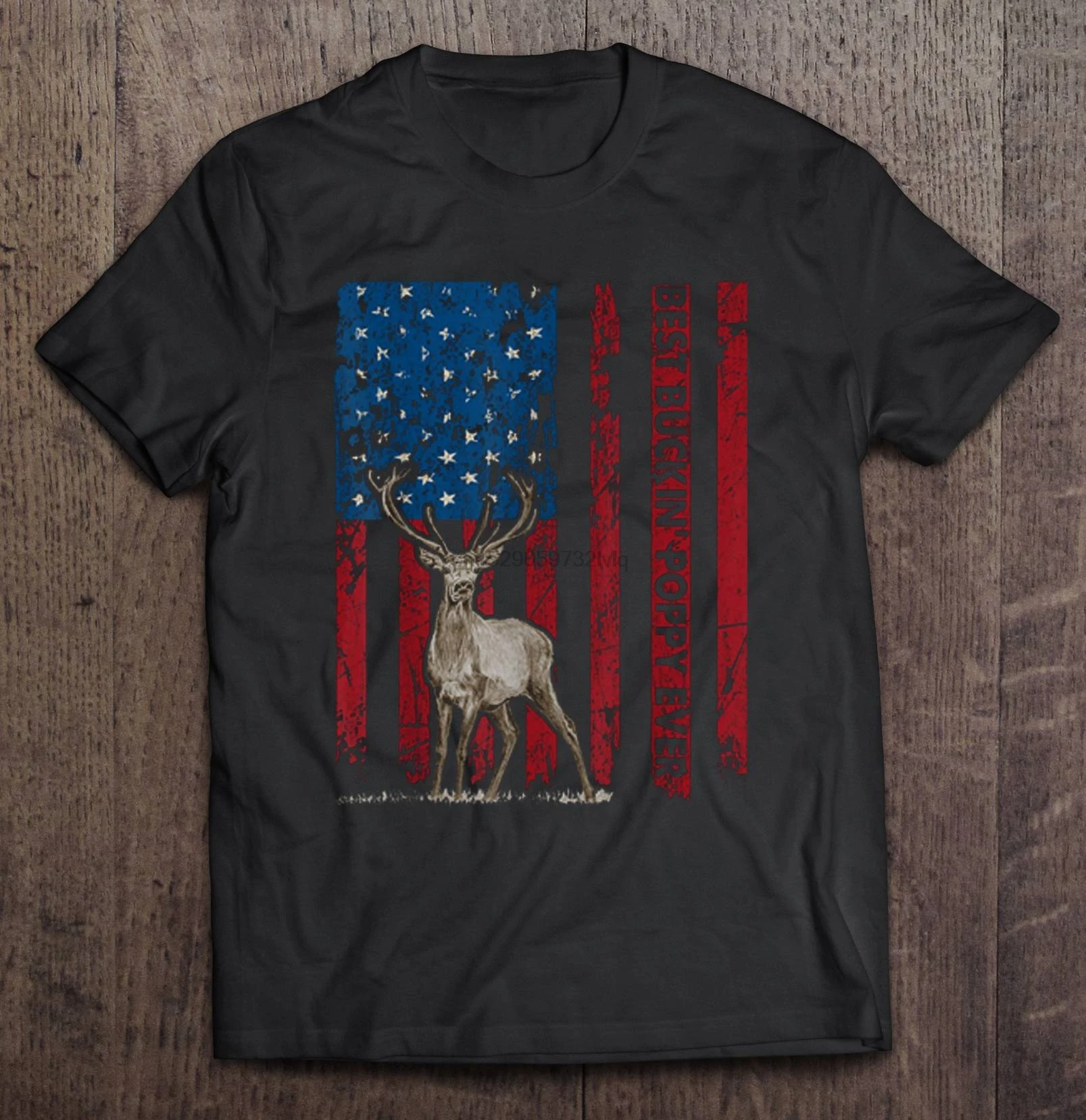 Мужская забавная футболка модная лучшая Buckin Poppy Ever Охотничья с американским