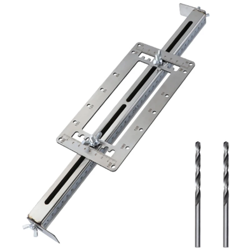 Handle Positioning Punch Center Drill Bit Guide Sleeve Adjustable Locator Woodworking Tools For Doors Cabinets | Инструменты