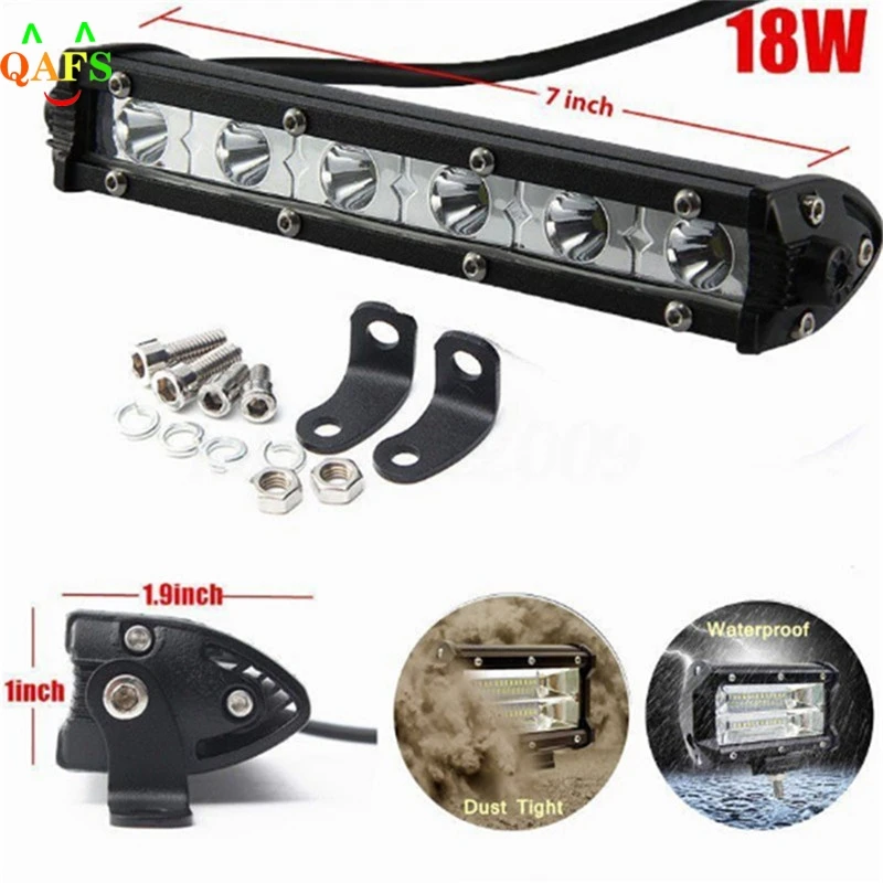 18W 6LED Work Light Bar Driving Lamp Fog Off Road SUV Car Boat Truck 1set 7 Inch | Автомобили и мотоциклы