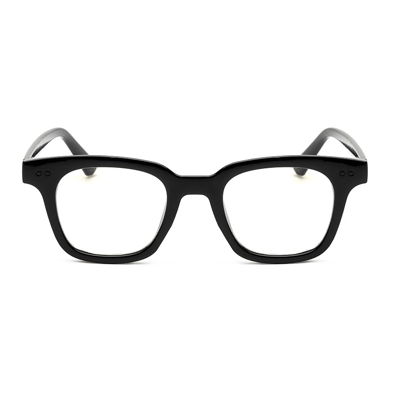 Korean version retro flat glasses unisex large frame flat mirror can be equipped with myopia glasses frame decorative mirror