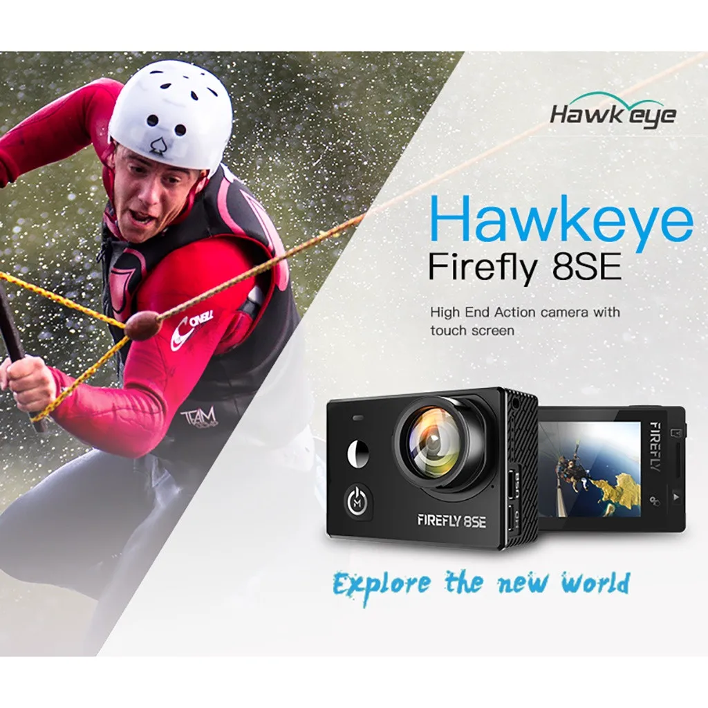 best selling products New Hawkeye Firefly 8SE 4K 170 Degree Screen WIFI FPV Action Camera for wearable devices dropshipping