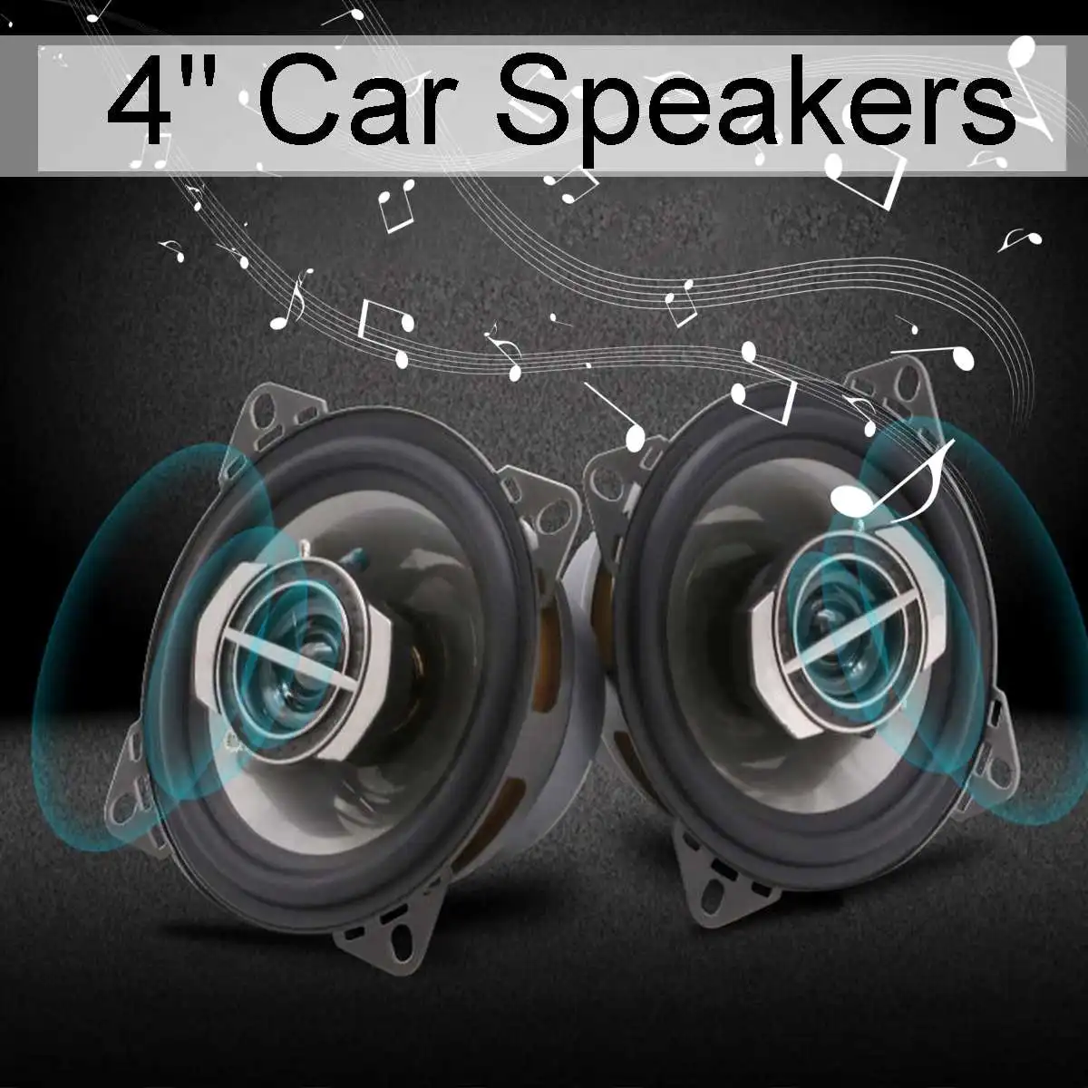 2X4 ''сабвуферы динамик HiFi автомобильный динамик стерео коаксиальный динамик автомобильный аудио громкая музыка автомобиль полный диапазон частоты громкий динамик