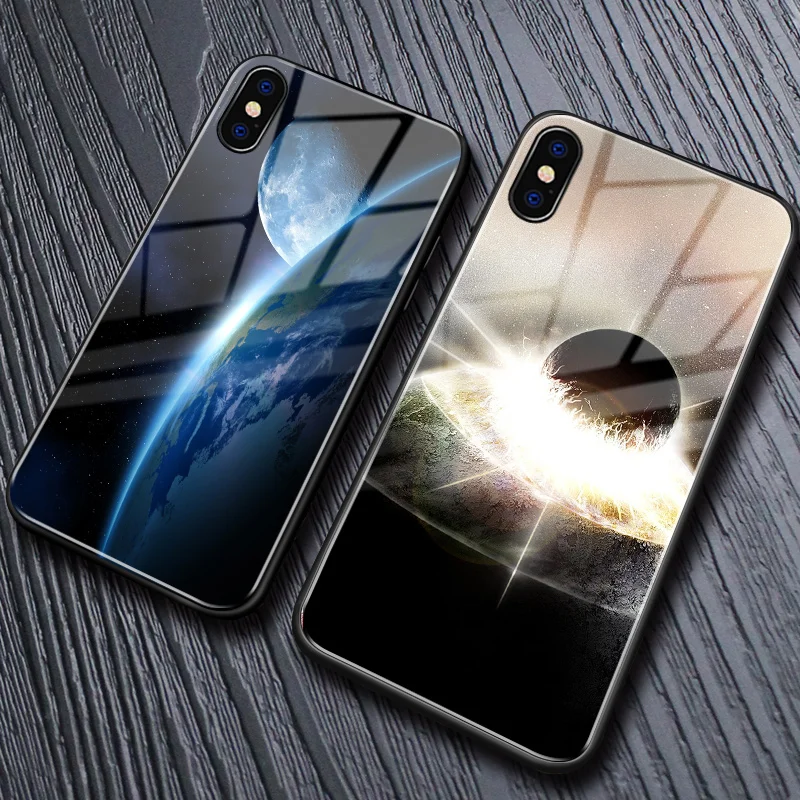 Чехол для телефона Earth galaxy с солнечной системой iPhone 12 Mini 11 Pro Max SE XSmax XR XS X 8 7 6 Plus Магнитный защитный