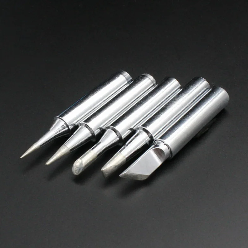 Электрический паяльник с регулируемой температурой и 5 наконечниками 220 В 110 60 Вт