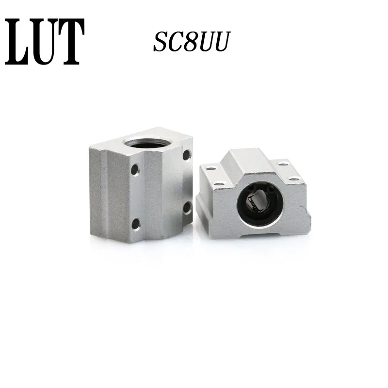 High quality 10pcs SC8UU SCS8UU 8mm Linear ball bearing block with LM8UU bush pillow block linear Block CNC Router