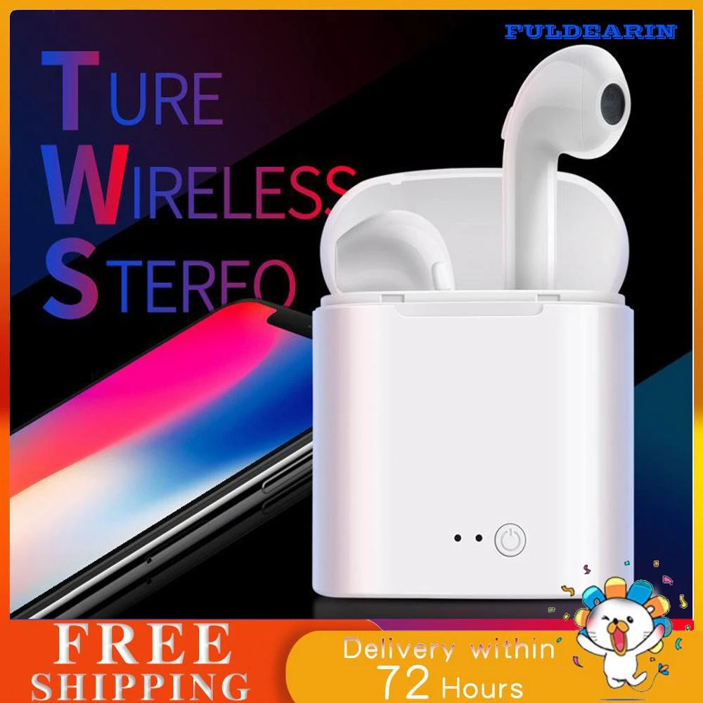 I7 TWS Mini auriculares inalámbricos Bluetooth V5.0 auriculares Duble Call Sport auriculares portátiles con caja de Carga VS i9 i10 i11 tws|Auriculares audífonos| - AliExpress