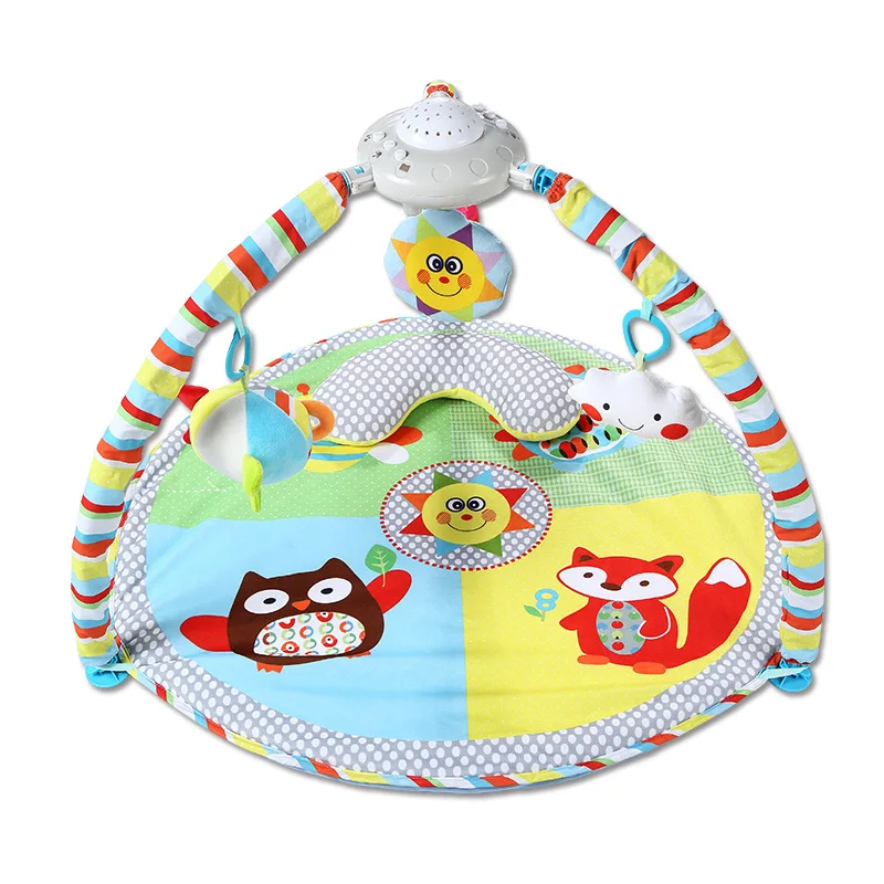 

Sun Animal Projector Game Blanket Infant Fitness Frame Crawl Pad Baby Educational Toy 0-12 Month-Aged 1-2 Years