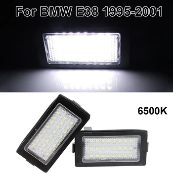 

Lamps LED Lights Bulbs 6500K 2pcs White License Plate Replacement Durable