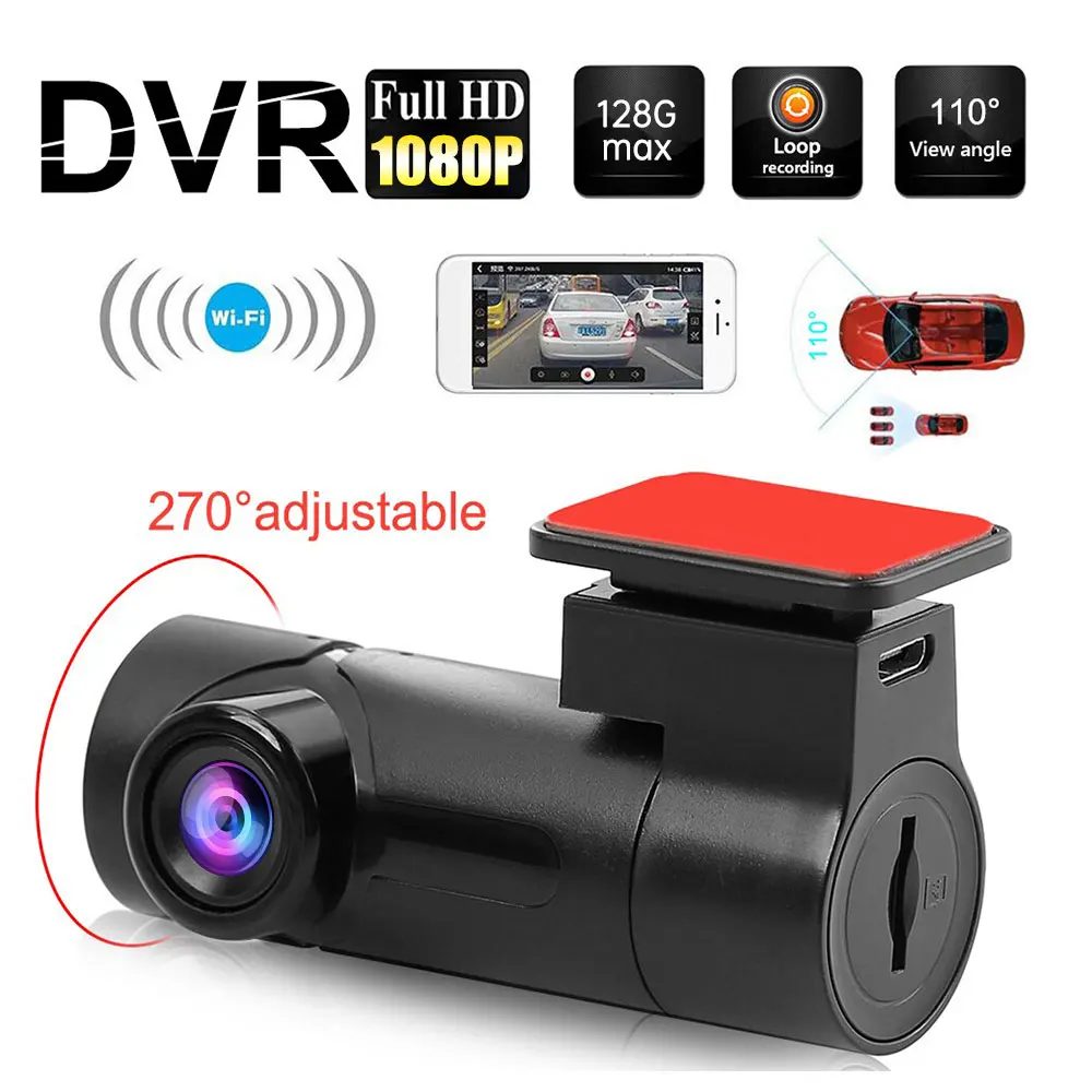 

Mini Car DVR camera Dash Cam Video recorder Night Vision G-sensor wide angle Full HD 1080P Car Camera Car Electronics