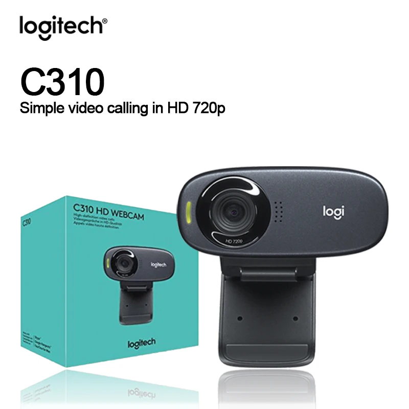 Веб-камера logitech C920E 1080p hdweb-камера со встроенным hd-микрофоном C930C Video C922 C525 C310 C270 подходит для настольного компьютера или ноутбука - Цвет: C310