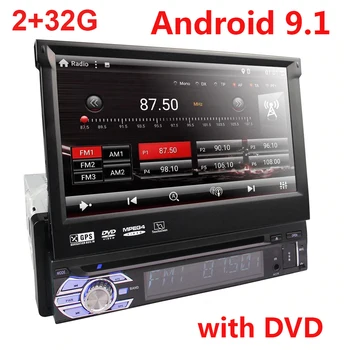 

2G RAM 32G Rom 1Din Android 9.1 Car Radio CD DVD Player Stereo Video Auto Radio Universal BT Autoradio Gps USB 1 Din 50