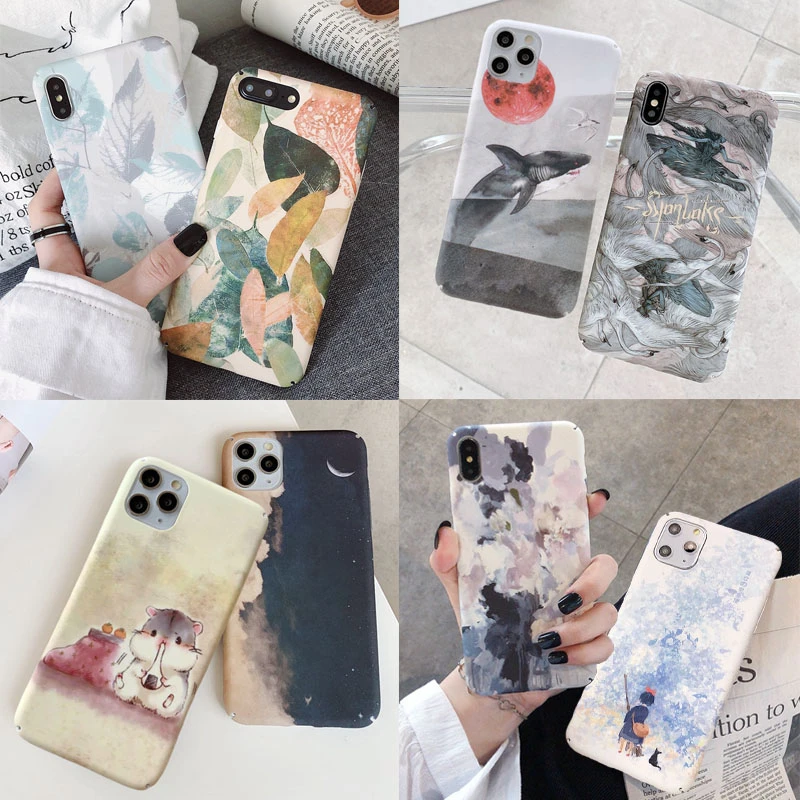 Жесткий чехол для телефона из поликарбоната Huawei Nova 2S 3 3i 3E 4 4E 5 5i 6 7 полноразмерный