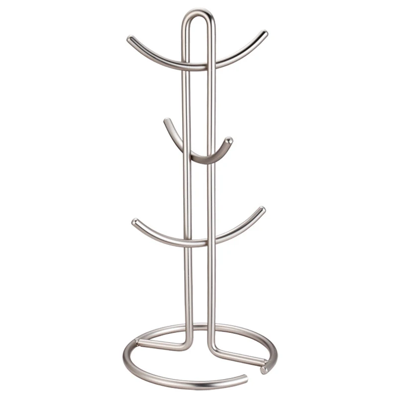 

Kitchen Storage Rack Standing Cup Of Coffee Organizer Coffee Tea Cup Storage Holder Stand Home Kitchen Mug Hanging Display Rack