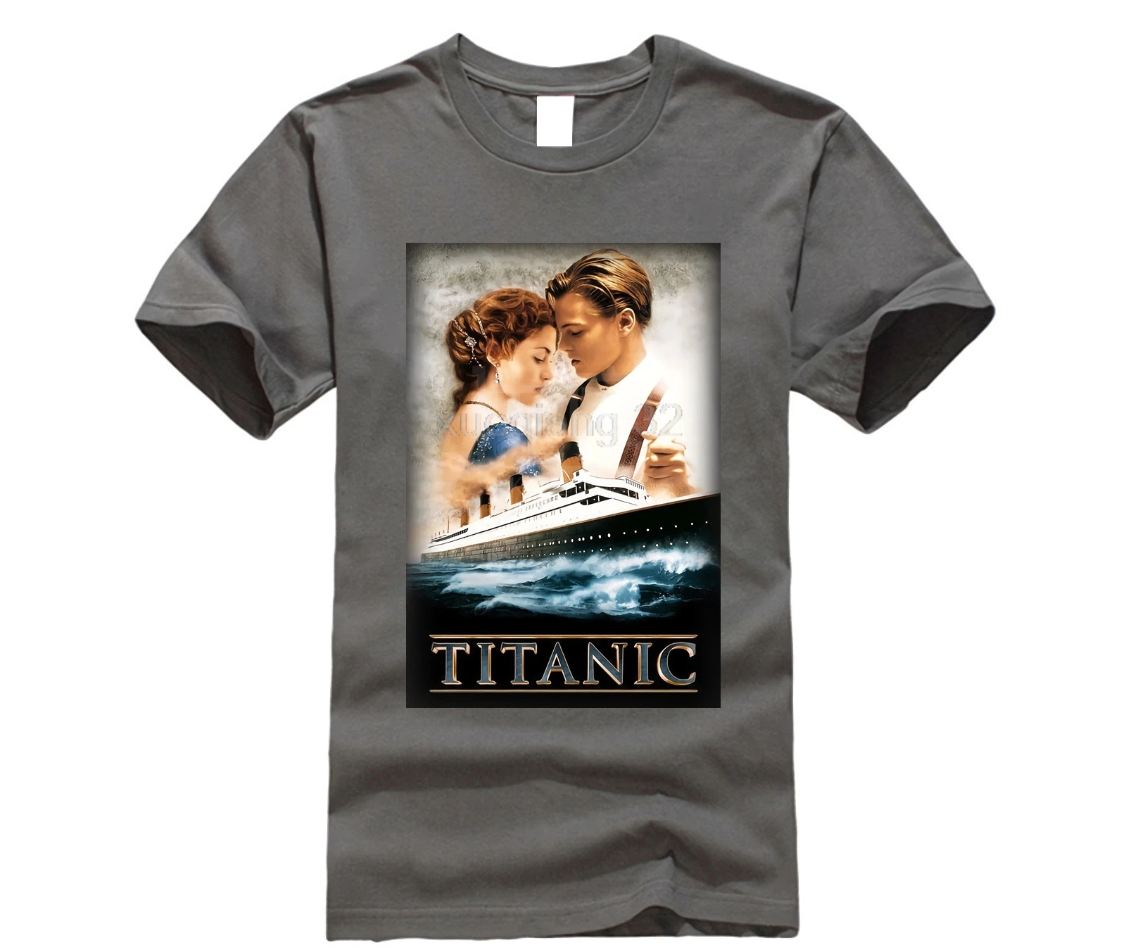 Vintage 1996 Titanic Movie Promo Black T Shirt Leonardo DiCaprio sz S 2XL Cool Summer Tees футболка|Футболки| |