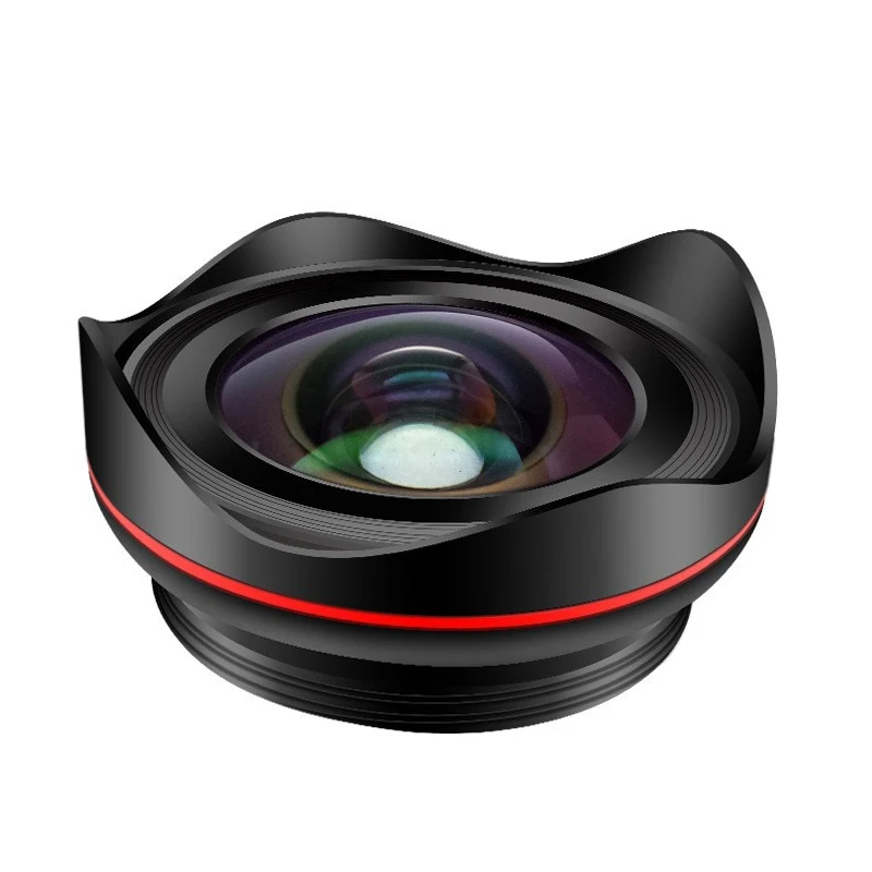

2 in 1 Transparent 4 K Universal Macro Lens Reflection Anti-Shake Wide Angle 0.6X Times Large Field of View Non-Deformation Red