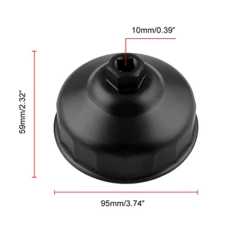 

Cap Oil Filter Wrench Remover Socket Automotive Cylinder Tools For BMW/Volvo