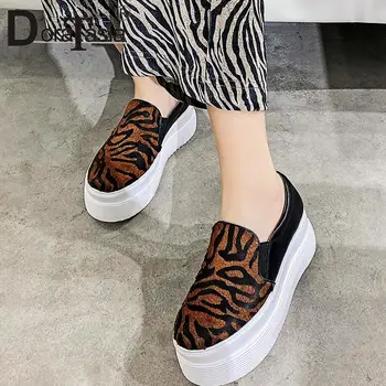 

DORATASIA 2020 New Spring Lady Fashion Patchwork Loafers mixed-color Platform Flats Women Comfort Genuine Leather Shoes Woman