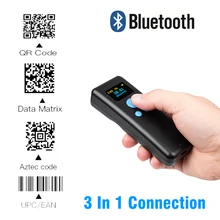 Handheld 1D 2D 2.4G Wireless Mini Barcode Scanner Bluetooth QR Bar Code Reader PDF417 for Inventory POS Terminal For Warehouse