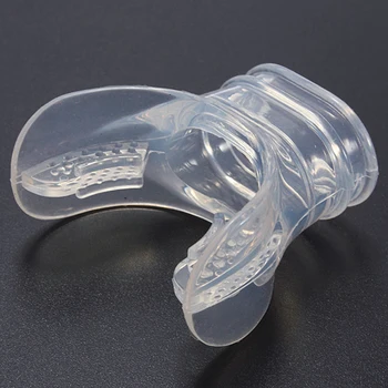 

Protective Water Sports One Time Use Disposable Silicone Diving Soft Non Toxic Swimming Clear Breathing Mouthpiece