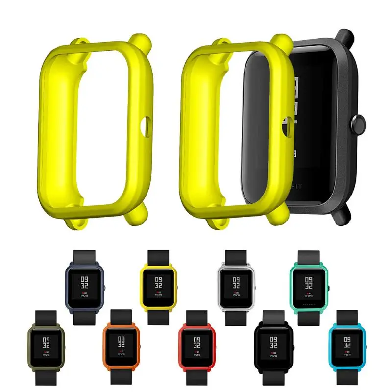 

Anti-scratch Protection Case Cover Ultra-thin Full Frame Shell Protector for Huami Amazfit Bip Younth Smart Watch Accessories
