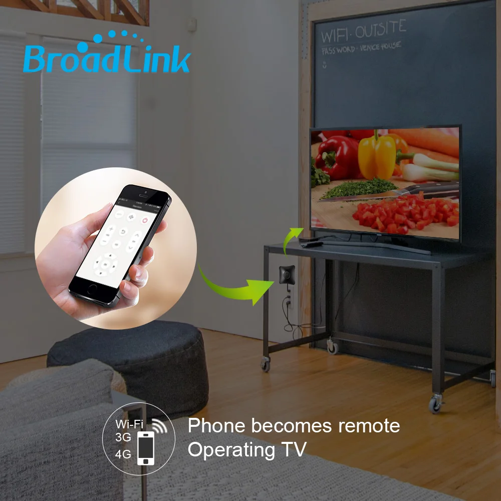 Новый пульт дистанционного управления Broadlink RM4 Pro HTS2 Casa Inteligente Wifi IR RF для iphon xiaomi Phone