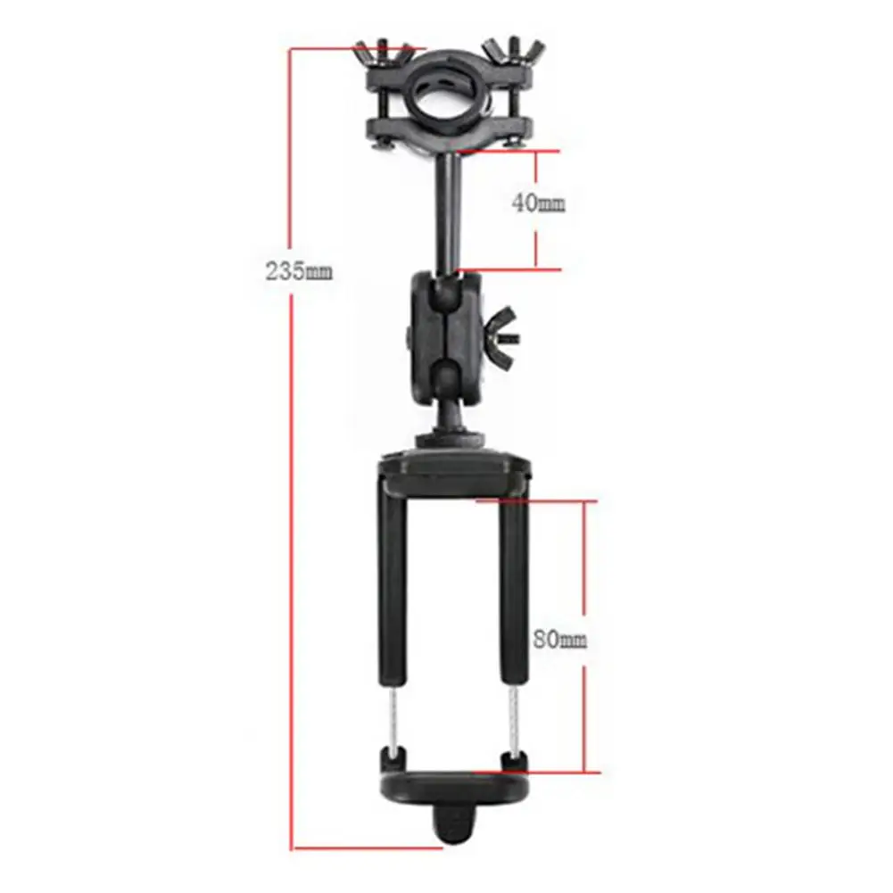 Staffa di prolunga universale per supporto per telefono con supporto per specchietto retrovisore per auto a 360 gradi