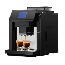 Кофемашина с сенсорным экраном и одной кнопкой, бытовая, офисная, полностью автоматическая, для коммерческого использования, высокого давления, итальянский, паровой