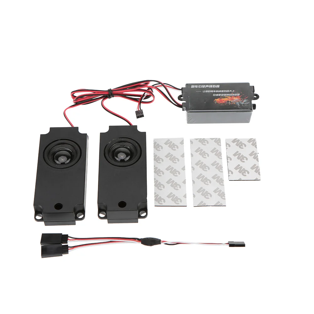 

GoolRC Second Generation Cool Throttle Linkage Groups Engine Sound Simulator With 2 Speakers for R/C Sports Car Parts