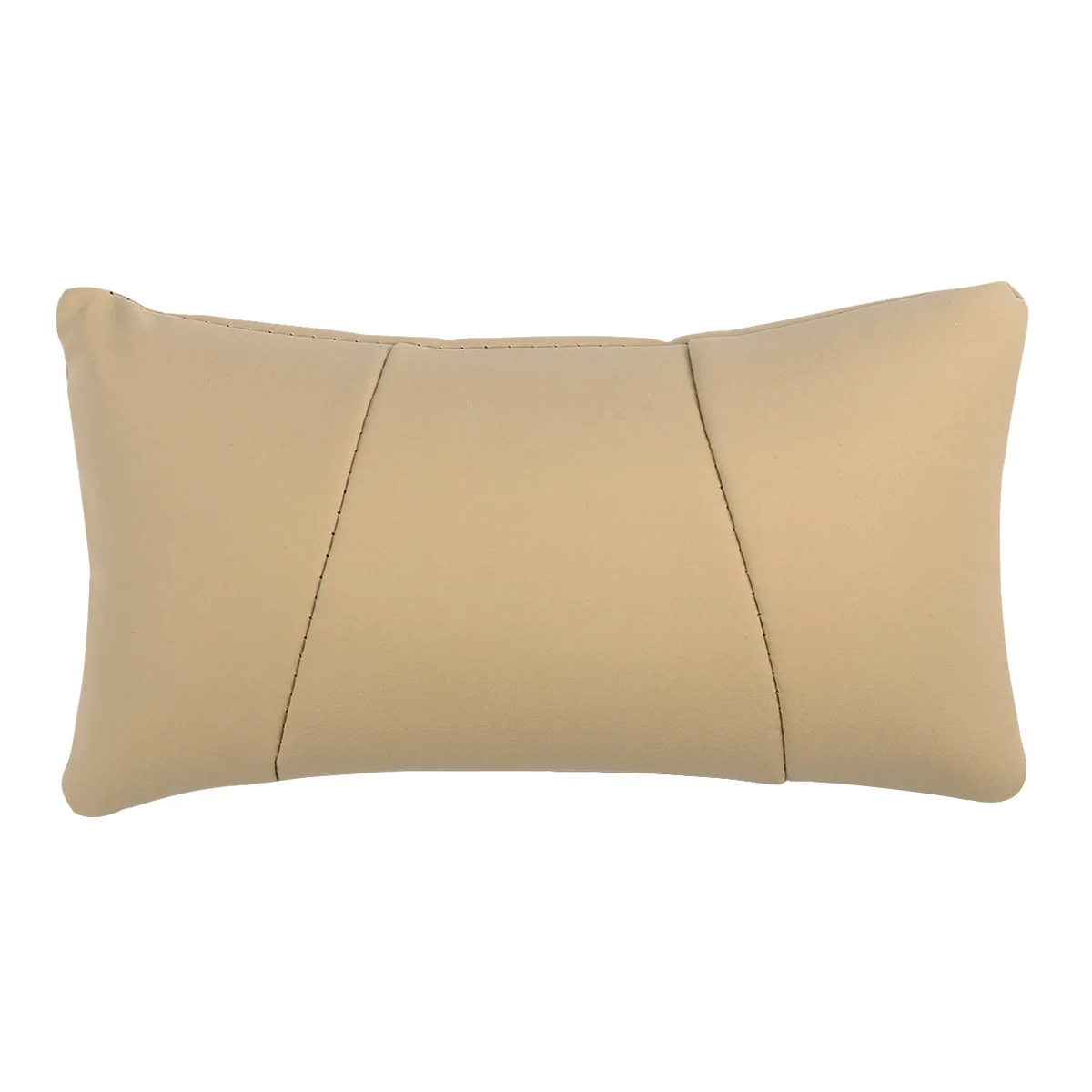 Beige Подголовник автомобиля подушка памяти хлопок подушка для шеи безвкусная дышащая Sweatproof Автомобильная поясная кожаная спальная Подушка под поясницу A30 - Цвет: Beige