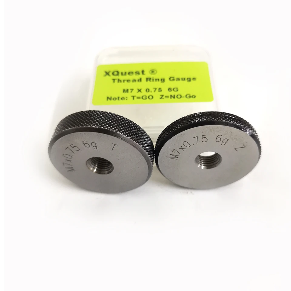 Calibro Ad Anello Filettato, 1 SET (1*GO+1*NOGO) 6 G Strumento Di - Foto 5