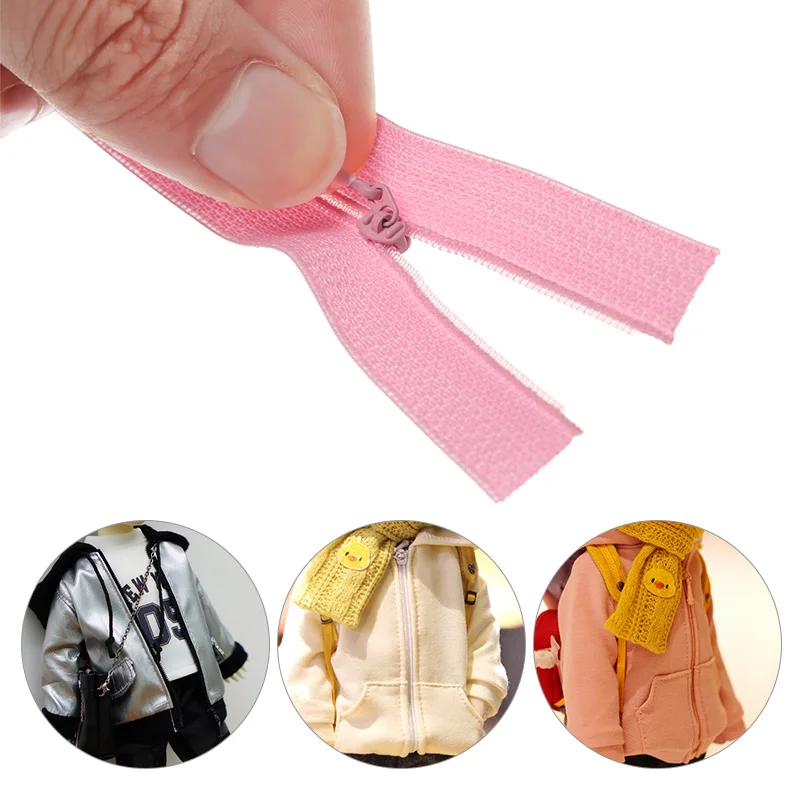 5PCS Mini Zipper 7cm for Doll Clothing Handmade Sewing Scrapbooking Garment Applique DIY Dolls Clothes Accessories | Дом и сад