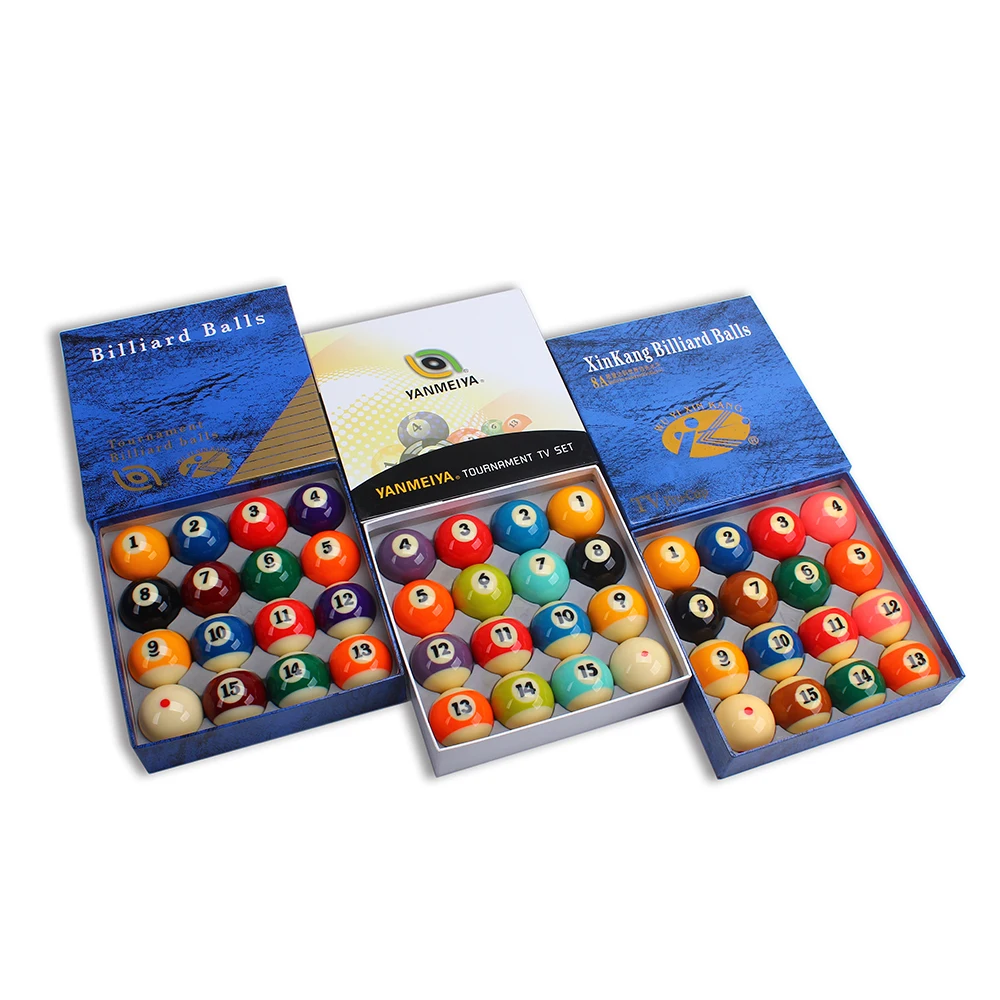 Billiard Pool Ball Tournament Quality Full Size Number Ball Set 16 Balls 2-1/4" 57mm