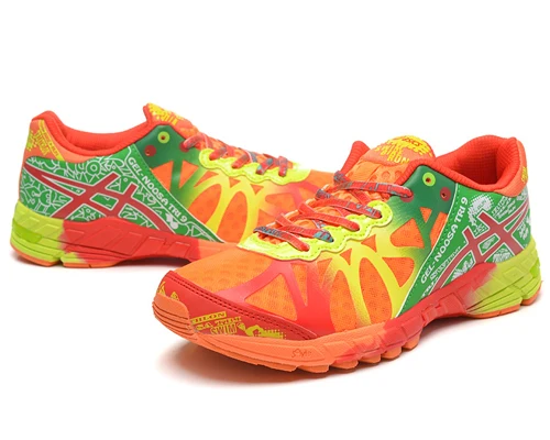 As the pic Официальный Asics Gel-Noosa TRI9 женская обувь дышащая устойчивая обувь для бега уличная теннисная обувь Классическая Hongniu - Цвет: As the pic
