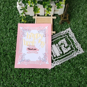 

Lace frame Cutting Dies Metal Dies Layer Frame Set Die Scrapbooking Album Card Making Embossing Stencil Diecuts Decoration