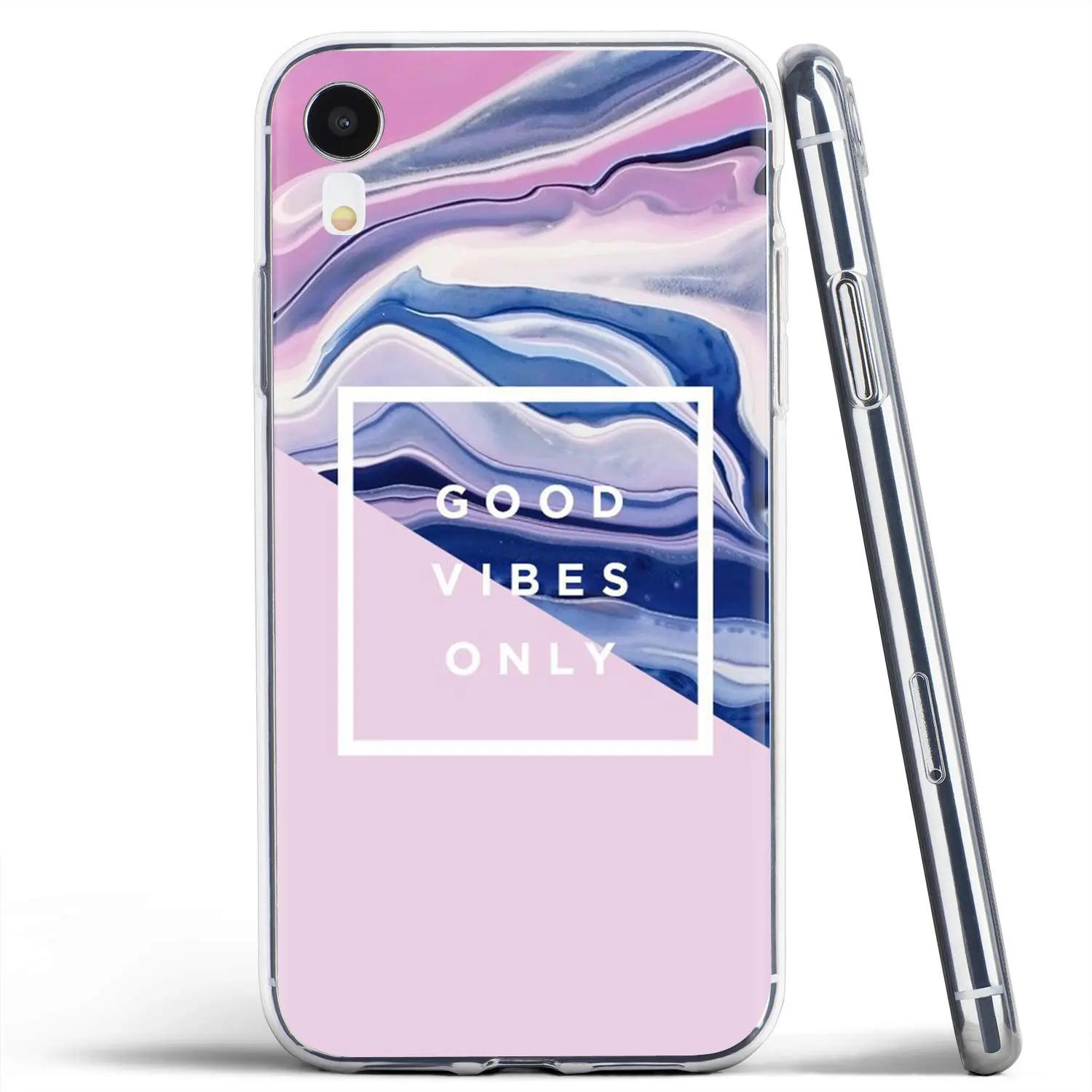 Смартфон с надписью Good Vibes Only силиконовая лампа для смартфонов A520 A512 A452 A602 A5 2019 V6 V7