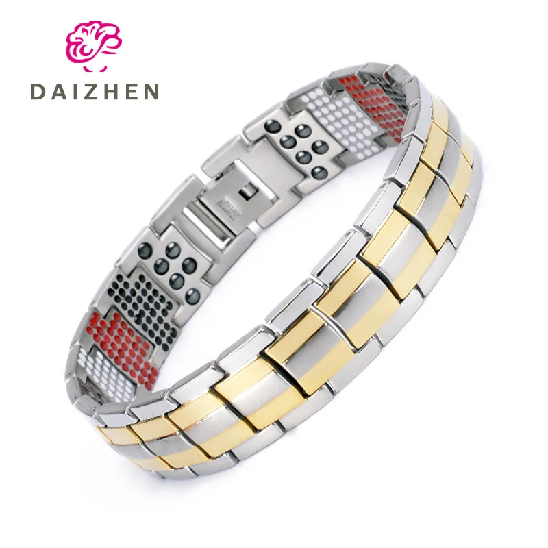 Целебный магнитный браслет для мужчин/женщин из нержавеющей стали 3 забота о здоровье Ele для мужчин ts(повышают устойчивость, снимают усталость, улучшают сон