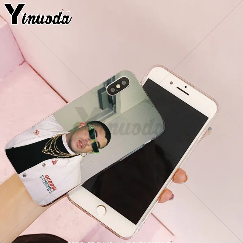 Yinuoda Bad Bunny Maluma Ozuna POP Hip Hop Новинка чехол для телефона Fundas чехол для iPhone 8 7 6 6S Plus 5 5S SE XR X XS MAX Shell