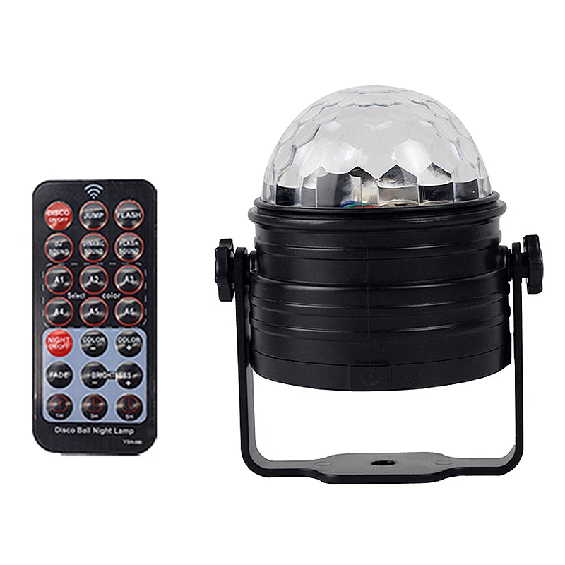 

Disco Ball Light Led Party Lights Sound Activated Rotating Dj Stage Lighting Effect Rgb Mini Night Decoration Music Lamp(Eu Plus