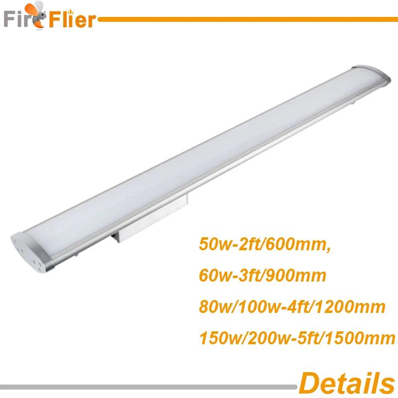 Slim Led Batten Linear Industrial Light front