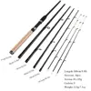 Sougayilang L M H Power Feeder Fishing Rod Spinning /6 Sections Carbon Fiber Travel Rod 3.0M 3.3M 3.6M With Free Spare Tip ► Photo 3/6