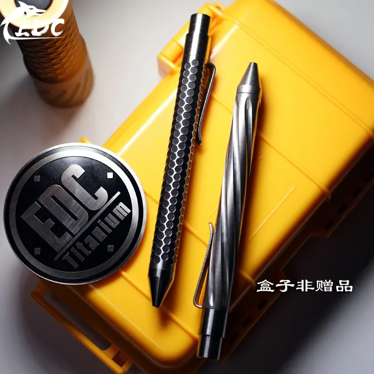 A120 продукт полный lineTC4 титановая тактическая ручка Ноттингем Защитная Ручка высокого класса прессования ручка с EDC