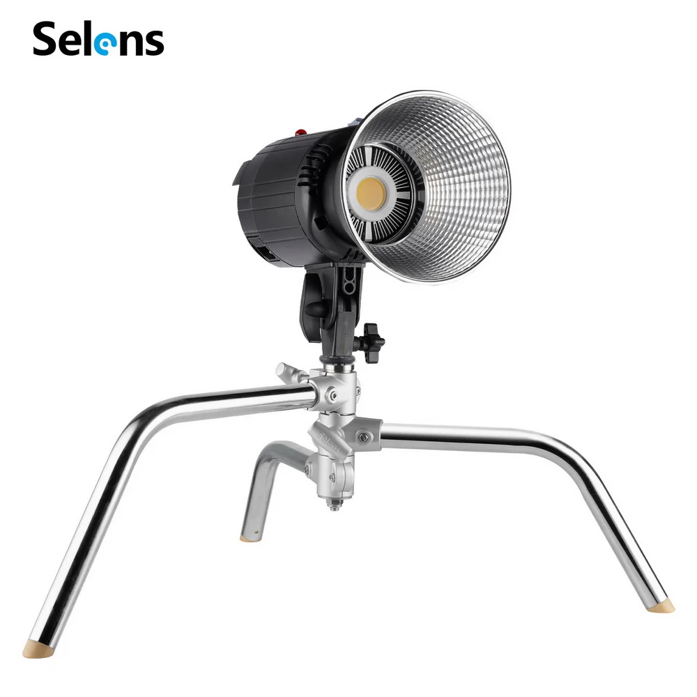 Selens Connector of Connecting Ground Lights Holder with Magic Legs Low Angle Fill Lighting Shooting Photo Studio,studio light connector