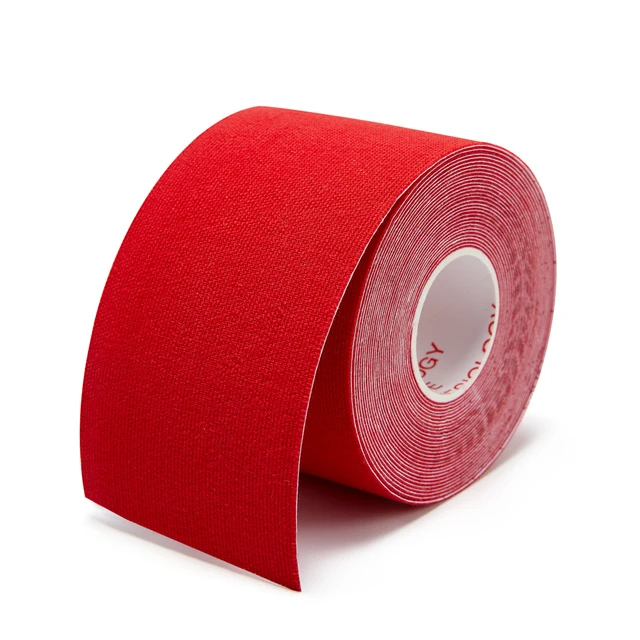 5 Size Kinesiology Tape Muscle Bandage Sports Cotton Elastic Adhesive Strain Injury Tape Knee Muscle Pain Relief Stickers Red