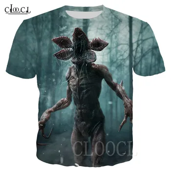 

New Stranger Things Demogorgon T Shirts Hoodies Sweatshirts Mens Women Stranger Thing 3D Print Hip Hop Streetwear Zipper Hoodie
