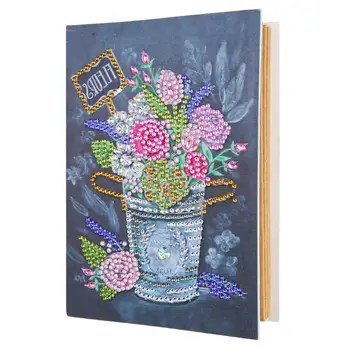 

DIY Flower Diamond Painting Kraft Paper Photo Album Rhinestone Diamond Embroidery Cross Stitch Picture Storage Case